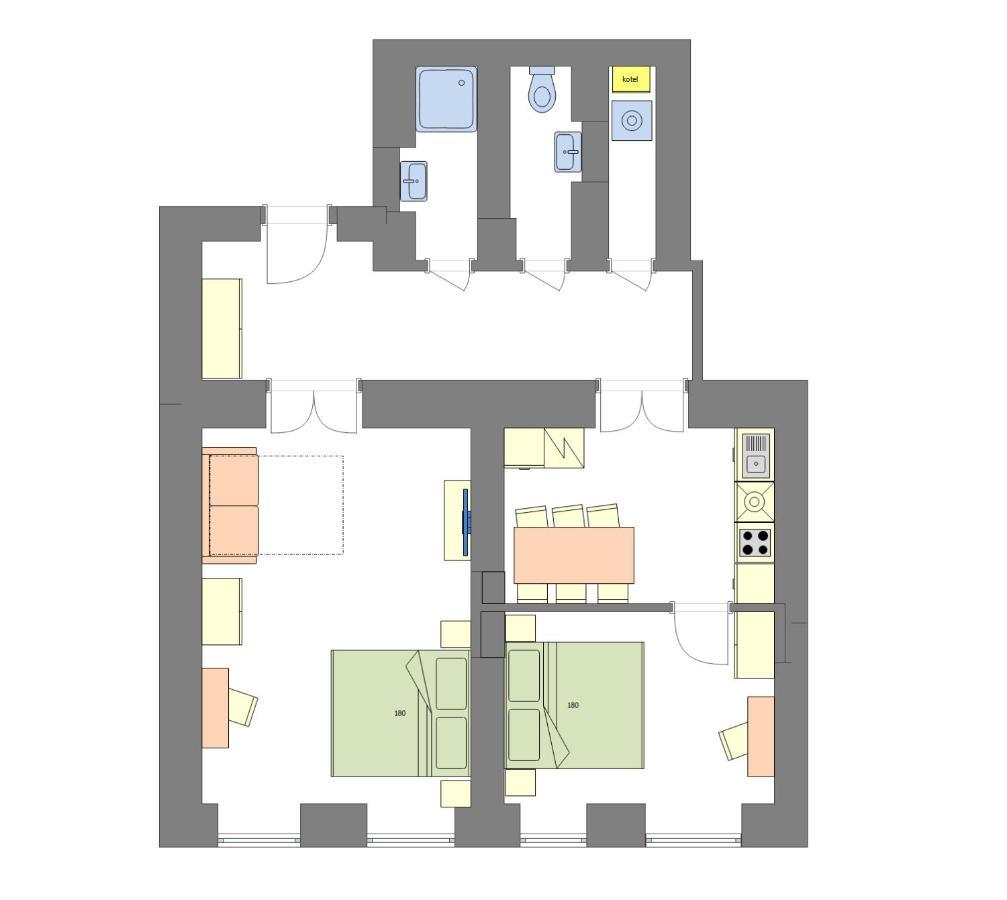 Apartamento Modern And Spacious In Center